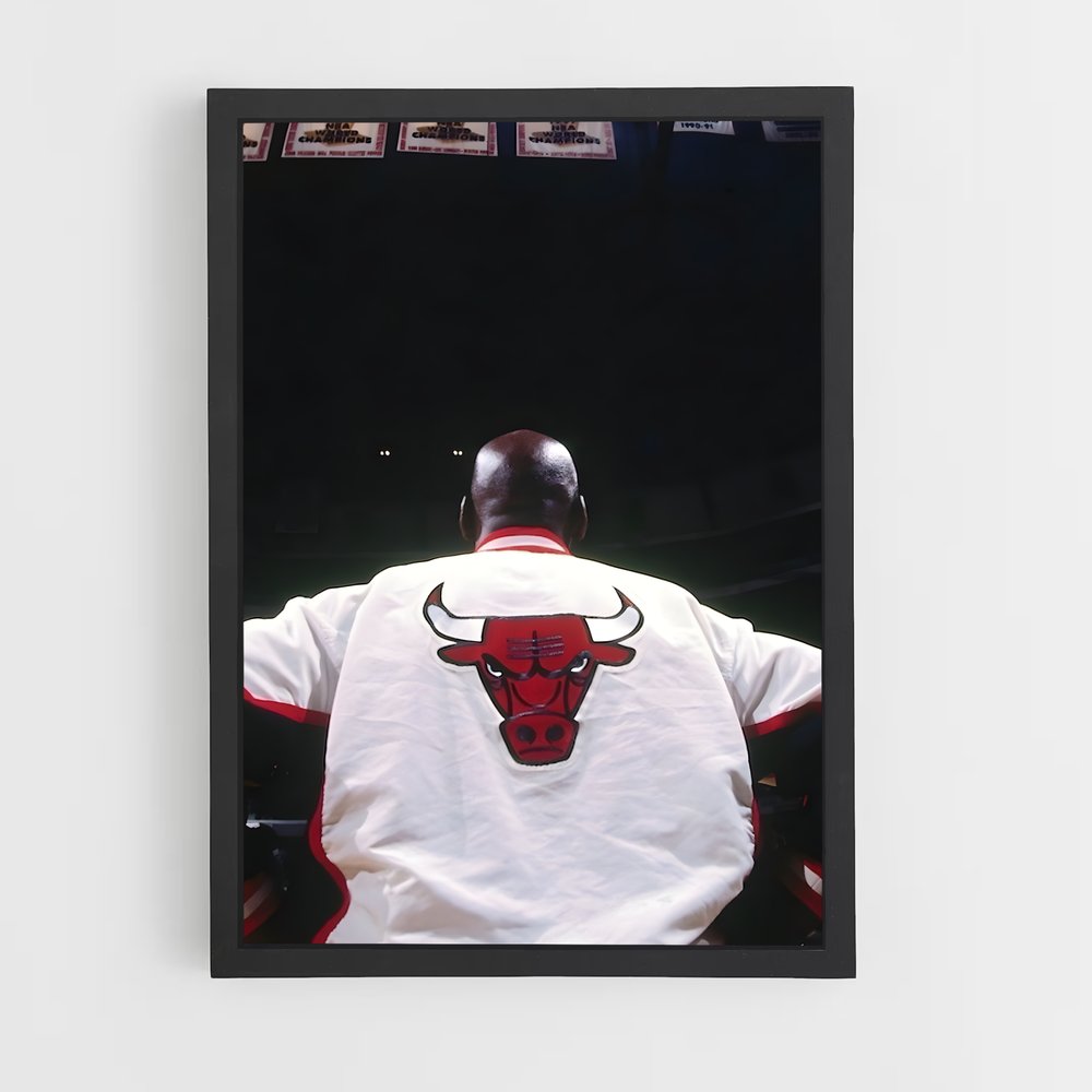Poster Bulls en Action – affiche Basketball (vue 2)